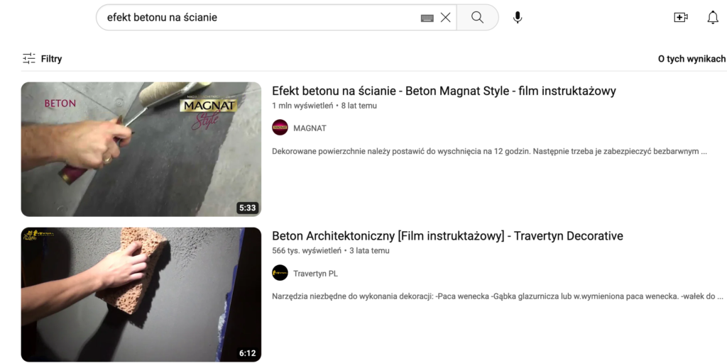 Filmiki produktowe na YouTube