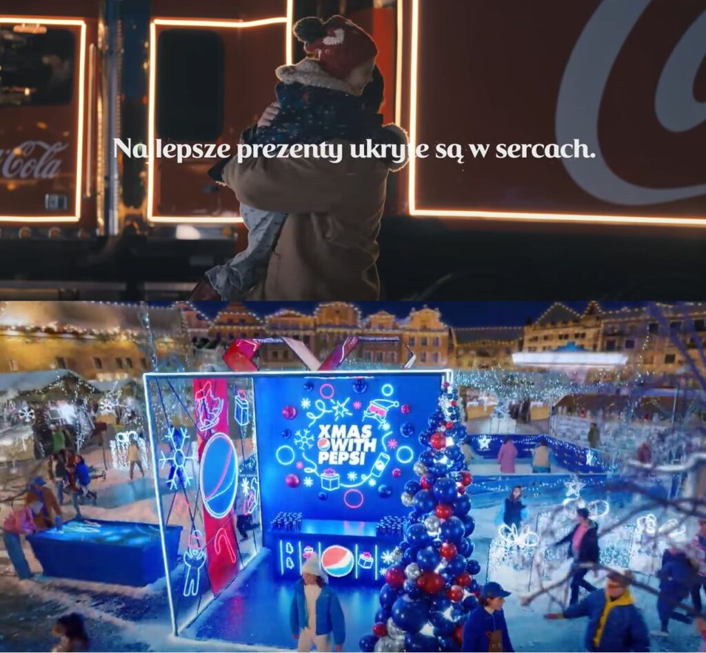 Reklamy świąteczne - Coca-Cola kontra Pepsi